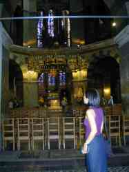 Inside the Aachen Dom